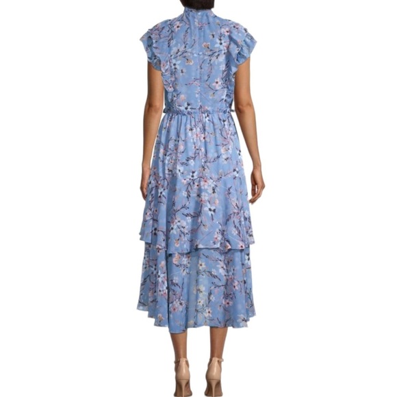 Walter Baker Jayda Ruffled Floral High-low Dress Size 2 - Picture 7 of 16